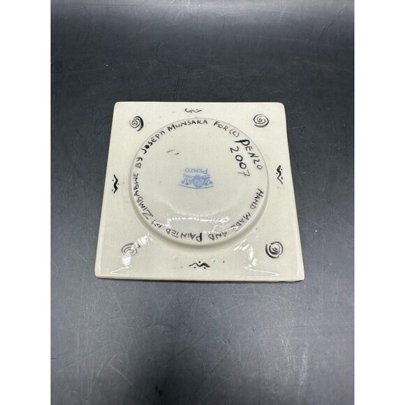 Vintage Penzo 2007 Votive Candle Holder Handmade Handpainted Joseph Munsaka - Picture 5 of 6